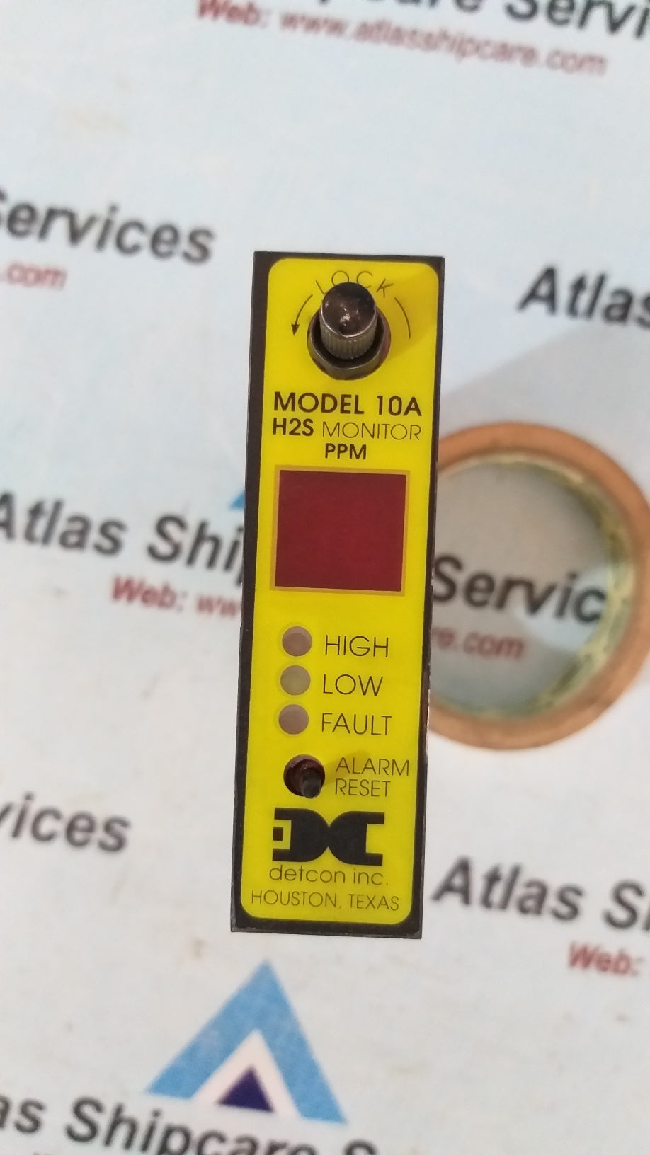 Detcon Model 10A H2S Monitor PPM